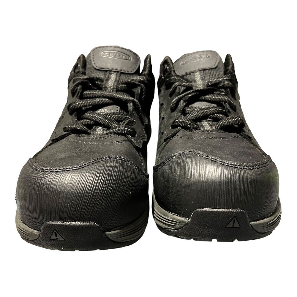 Keen 'Vista Energy' Men's 7 D Black EH Slip/Oil Resistant Comp Toe Work Shoe - Picture 2 of 10